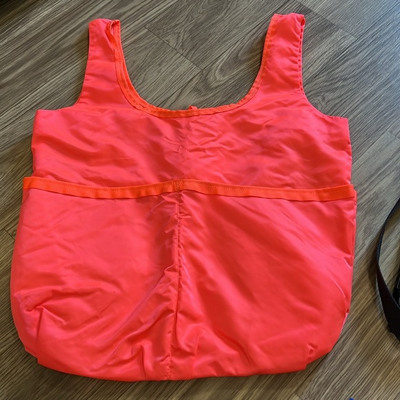 LULULEMON Post Savasana YOGA Nylon Tote Coral Neon Orange - Picture 11 of 17